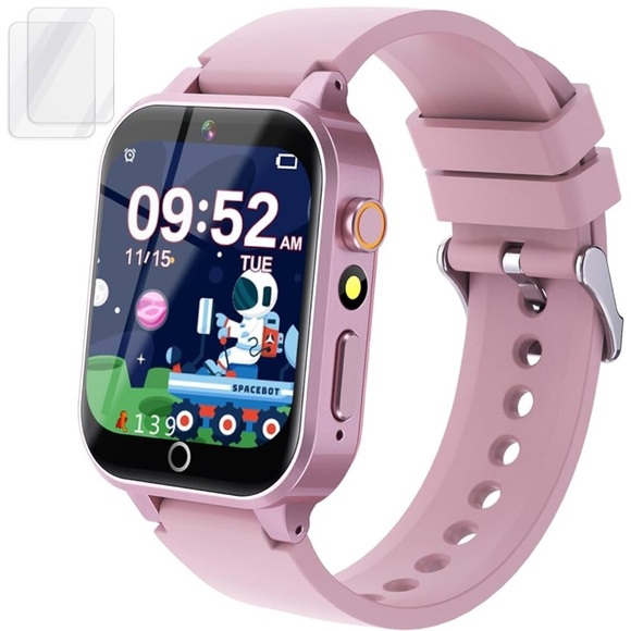 Cosjoype Kids Waterproof Smart Watch Gift for Girls Age 5-12 - Picture 1 of 7